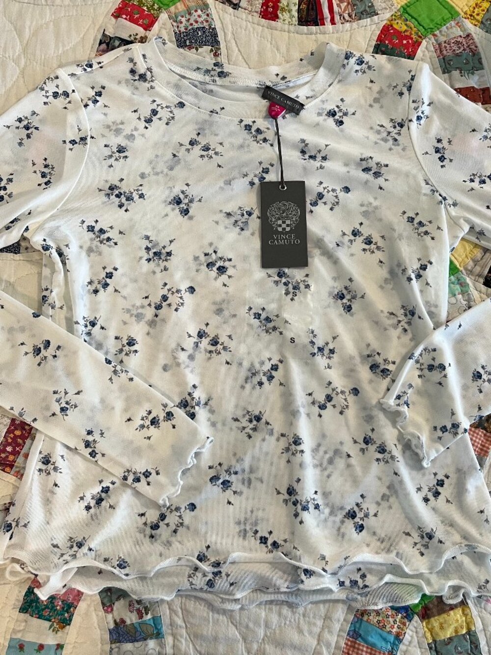 NWT Vince Camuto Sheer top